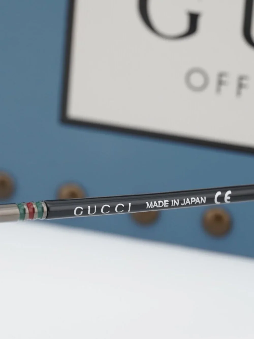 Gucci GG0612OJ 001 Rectangle Eyeglasses 52mm - Ruthenium / Black